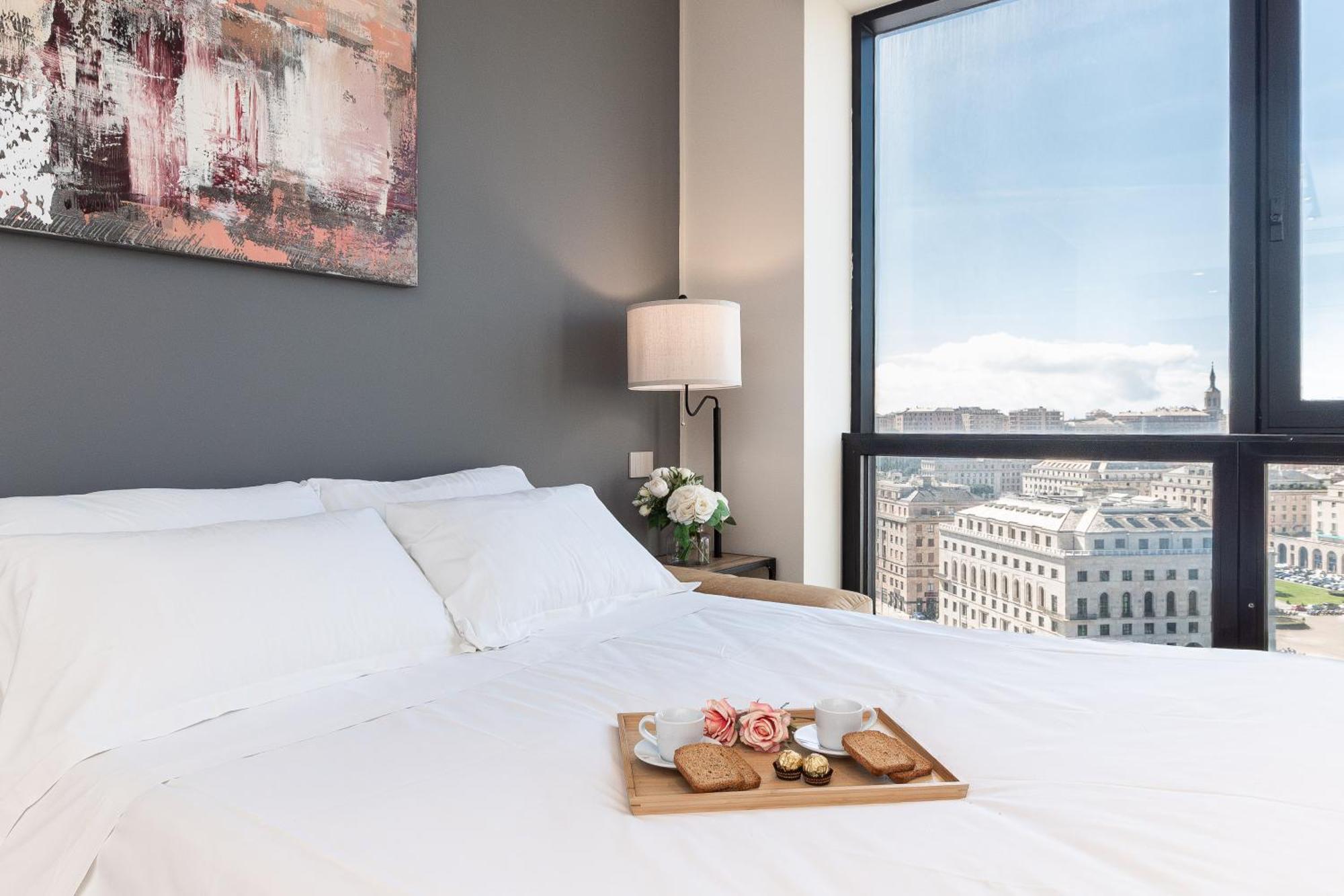 Free Parking In Luxury Suite With City View - Steps To Brignole Train Station Janov Exteriér fotografie